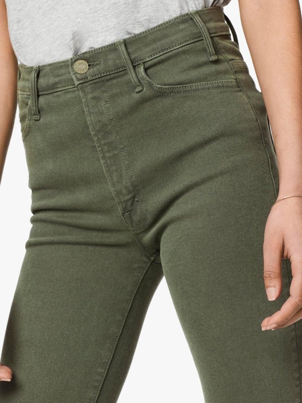 MOTHER The Hustler Ankle Frayed Second Chance Size 29